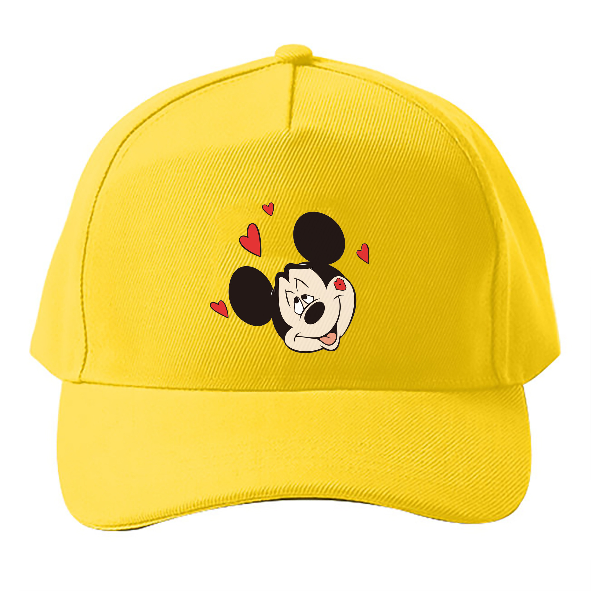 （画像用） ミッキーマウス Mickey Mouse ベースボールキャップ 綿100％ 男女兼用 帽子 スポーツ